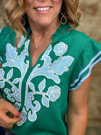THML Anabella Embroidered Top