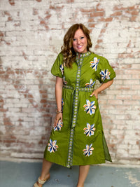 THML Socorro Floral Midi Dress