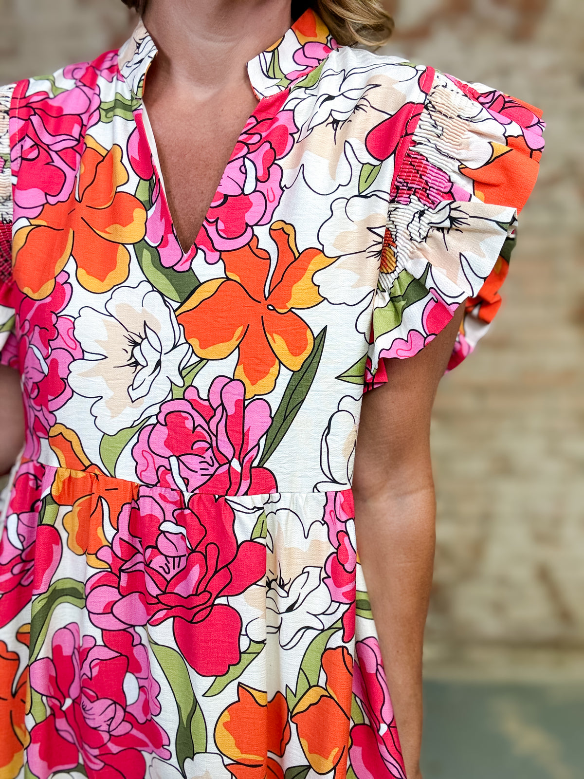 Arleen Floral Midi Dress