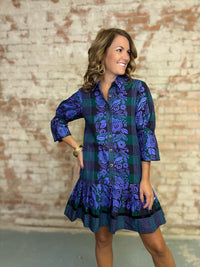 Uncle Frank Mirna Pleated Skirt Dress