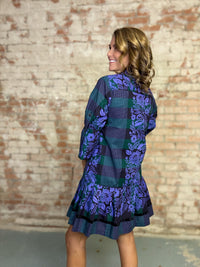 Uncle Frank Mirna Pleated Skirt Dress