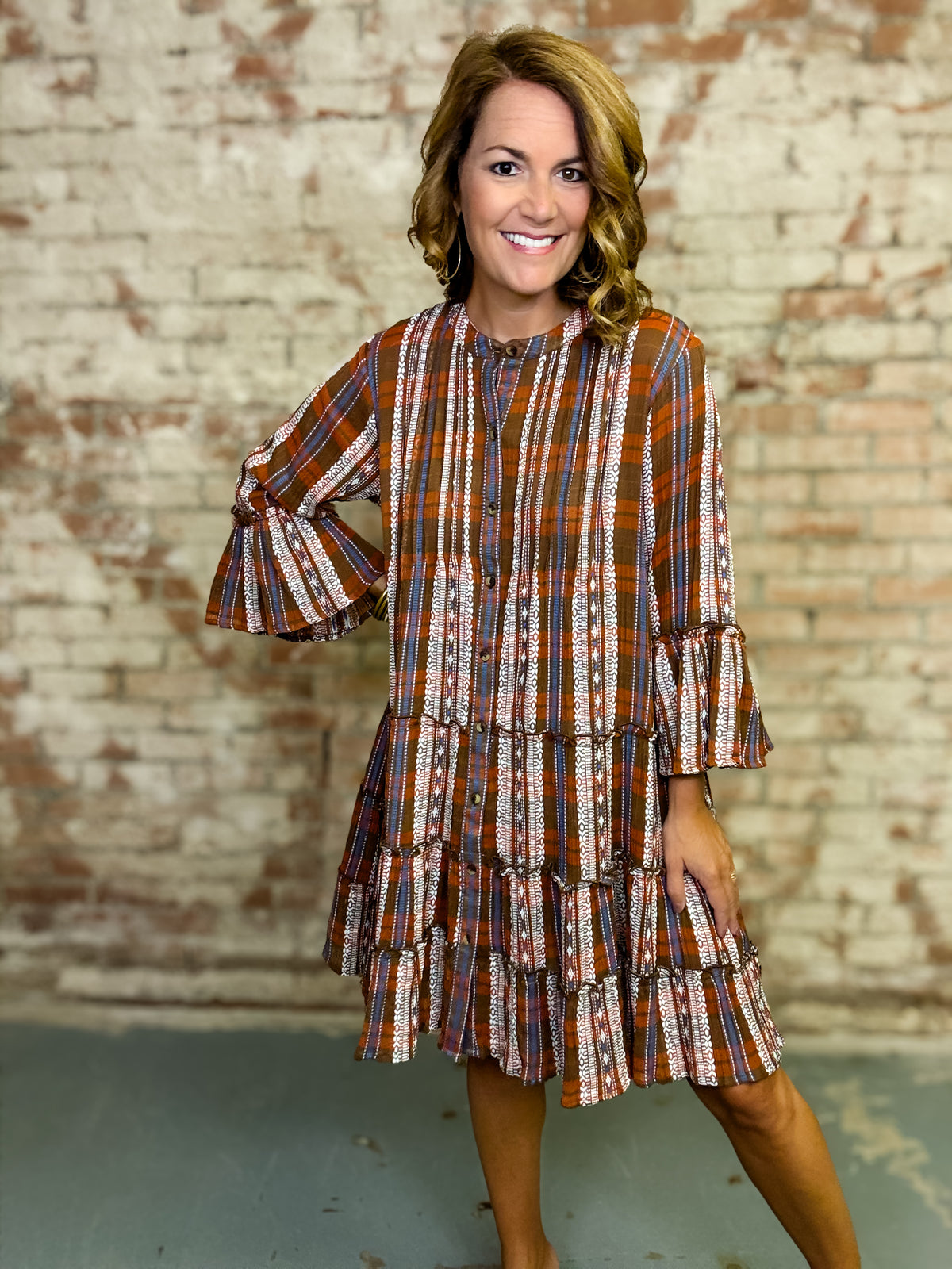 Uncle Frank Simons Textured Dress
