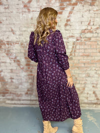 Coraline Tiered Midi Dress