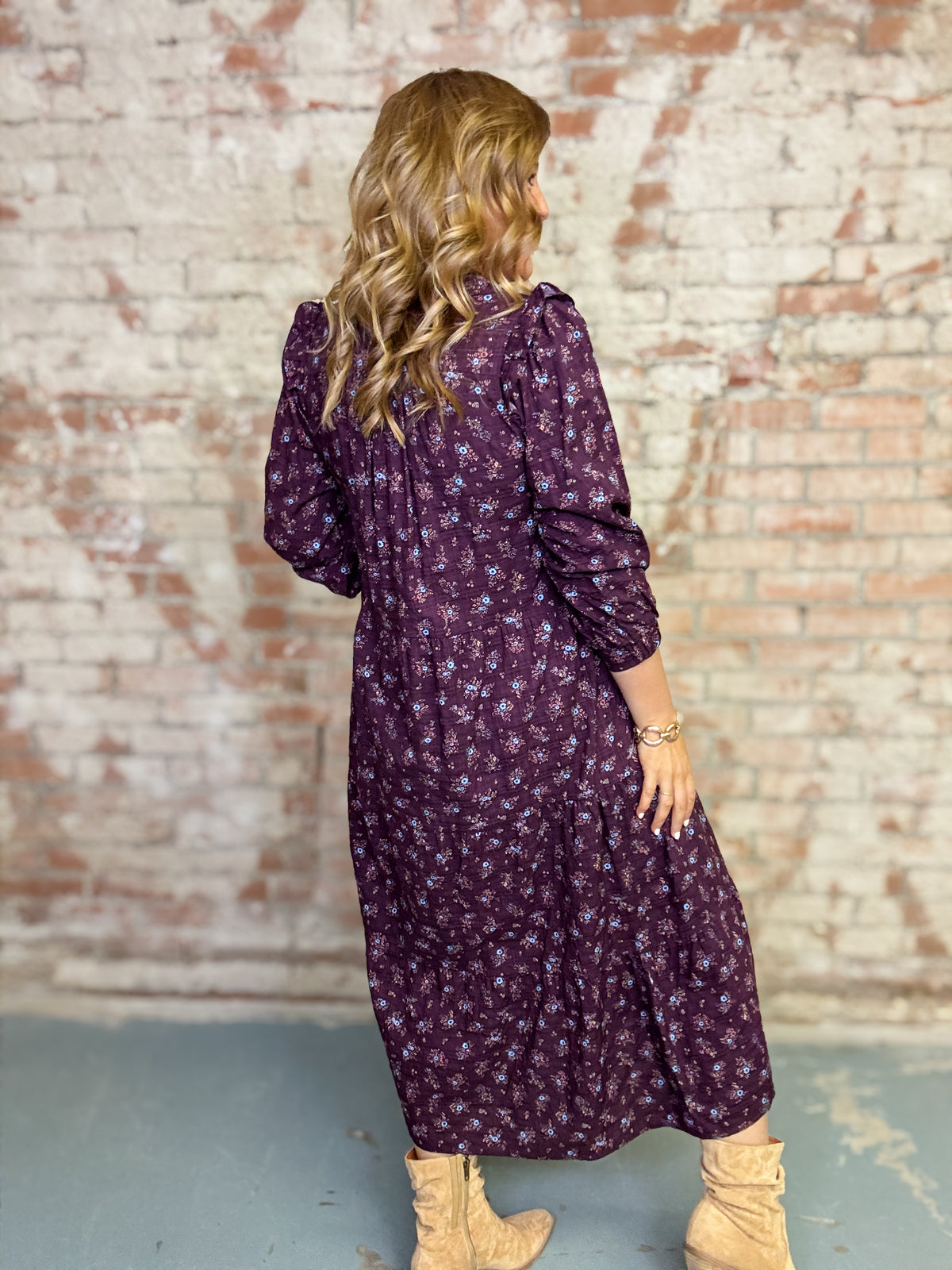 Coraline Tiered Midi Dress