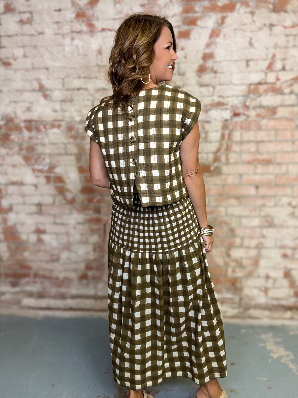 Painted Gingham Set | Sunshine Tienda