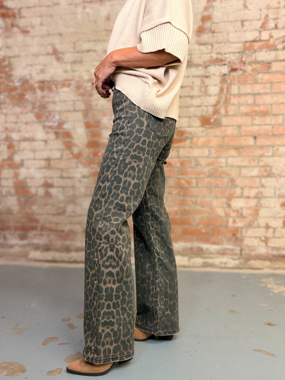 Leona Leopard Jeans