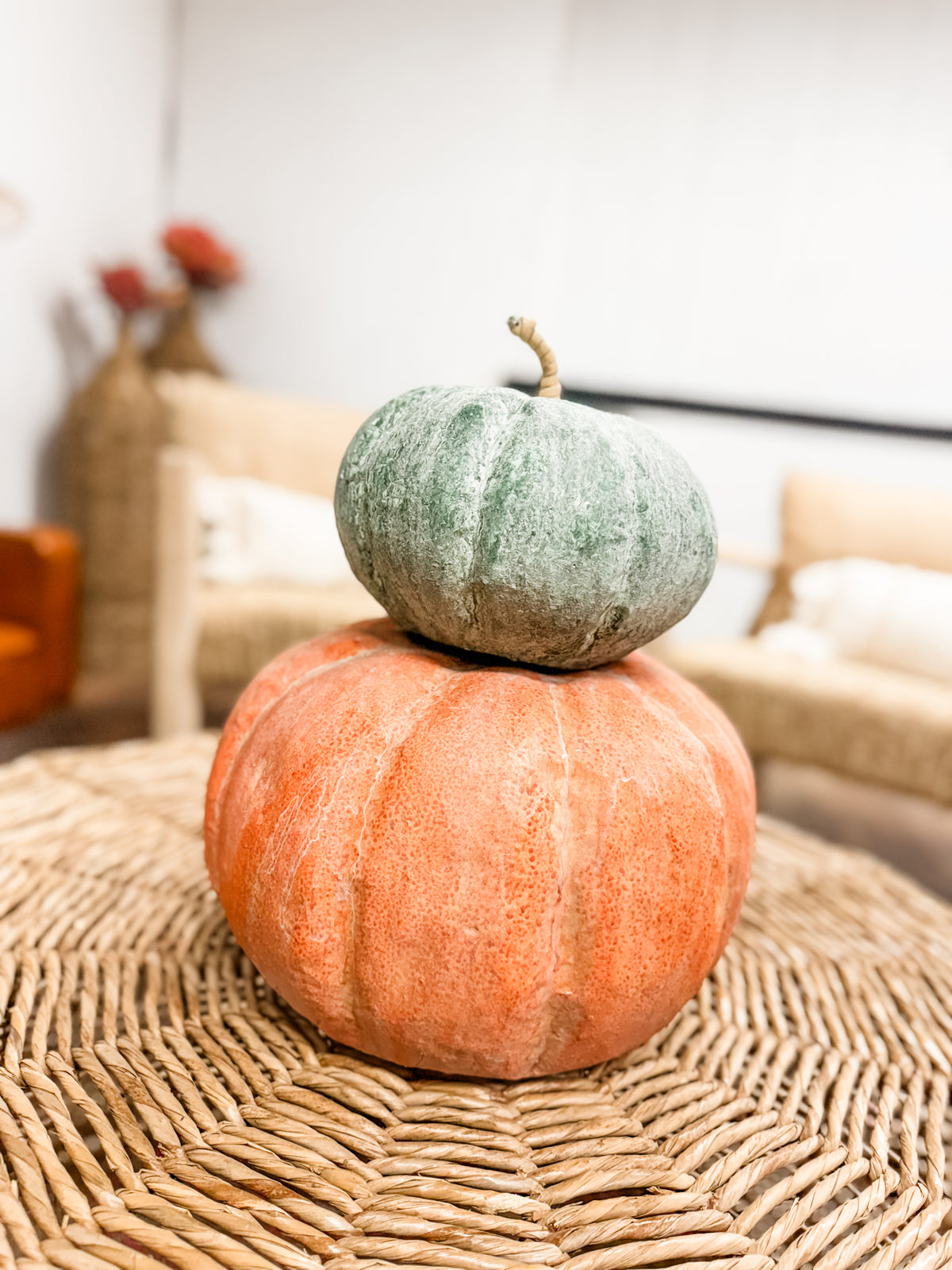 Metal & Paper Mache Pumpkin - FINAL SALE