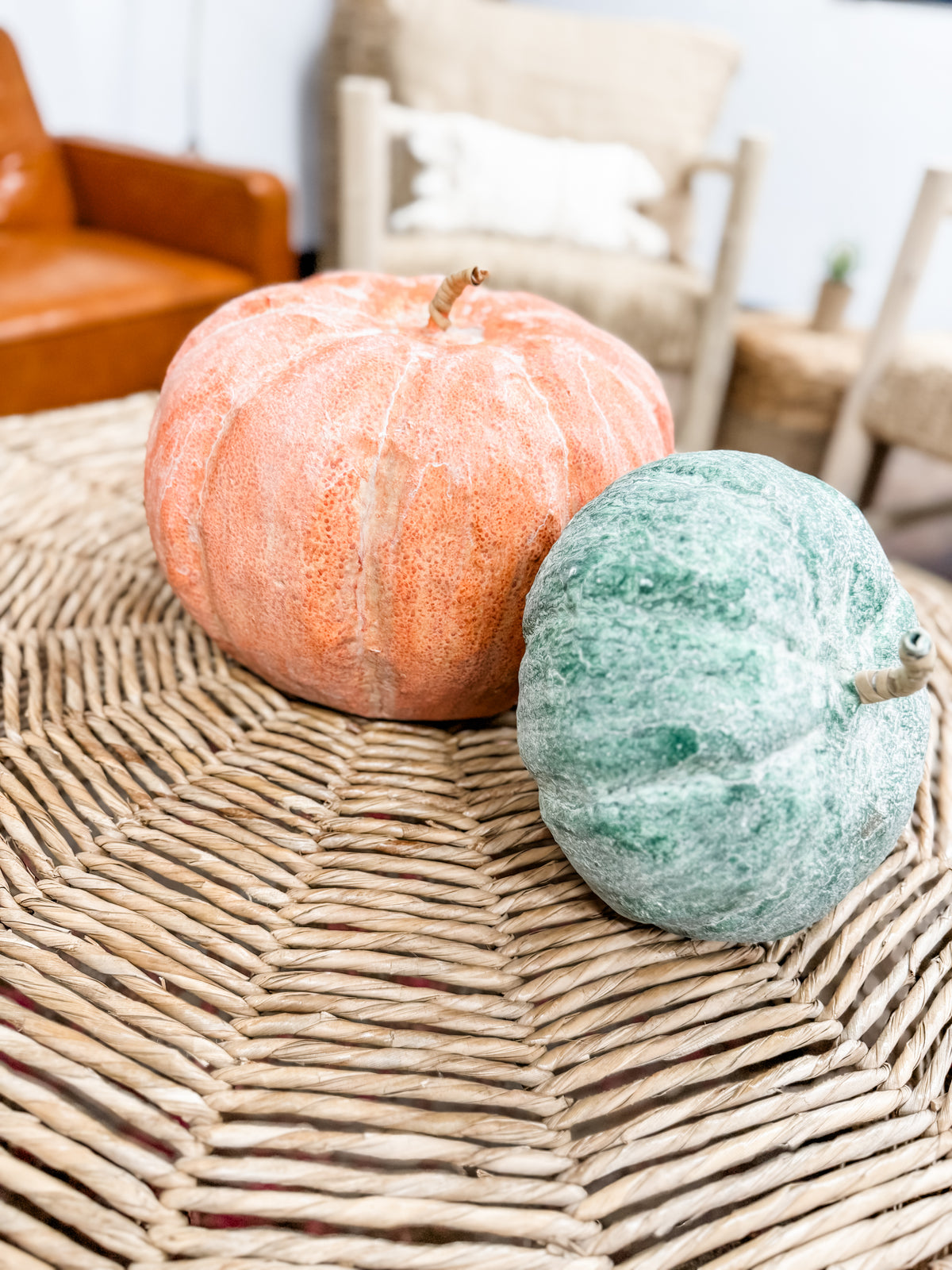 Metal & Paper Mache Pumpkin - FINAL SALE