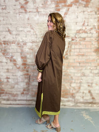 Dominque Applique Midi Dress