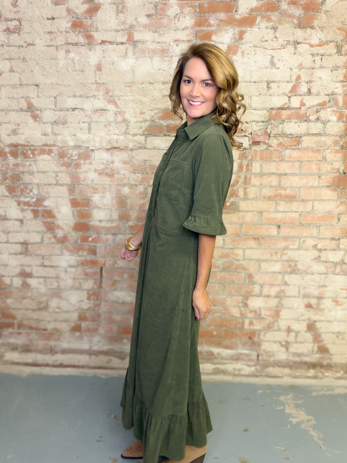 Alaine Midi Shirt Dress