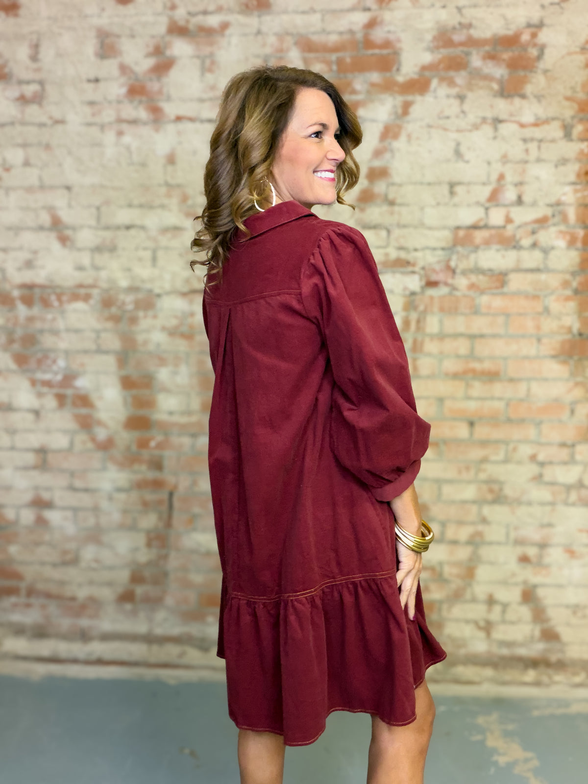 Brooklyn Corduroy Dress