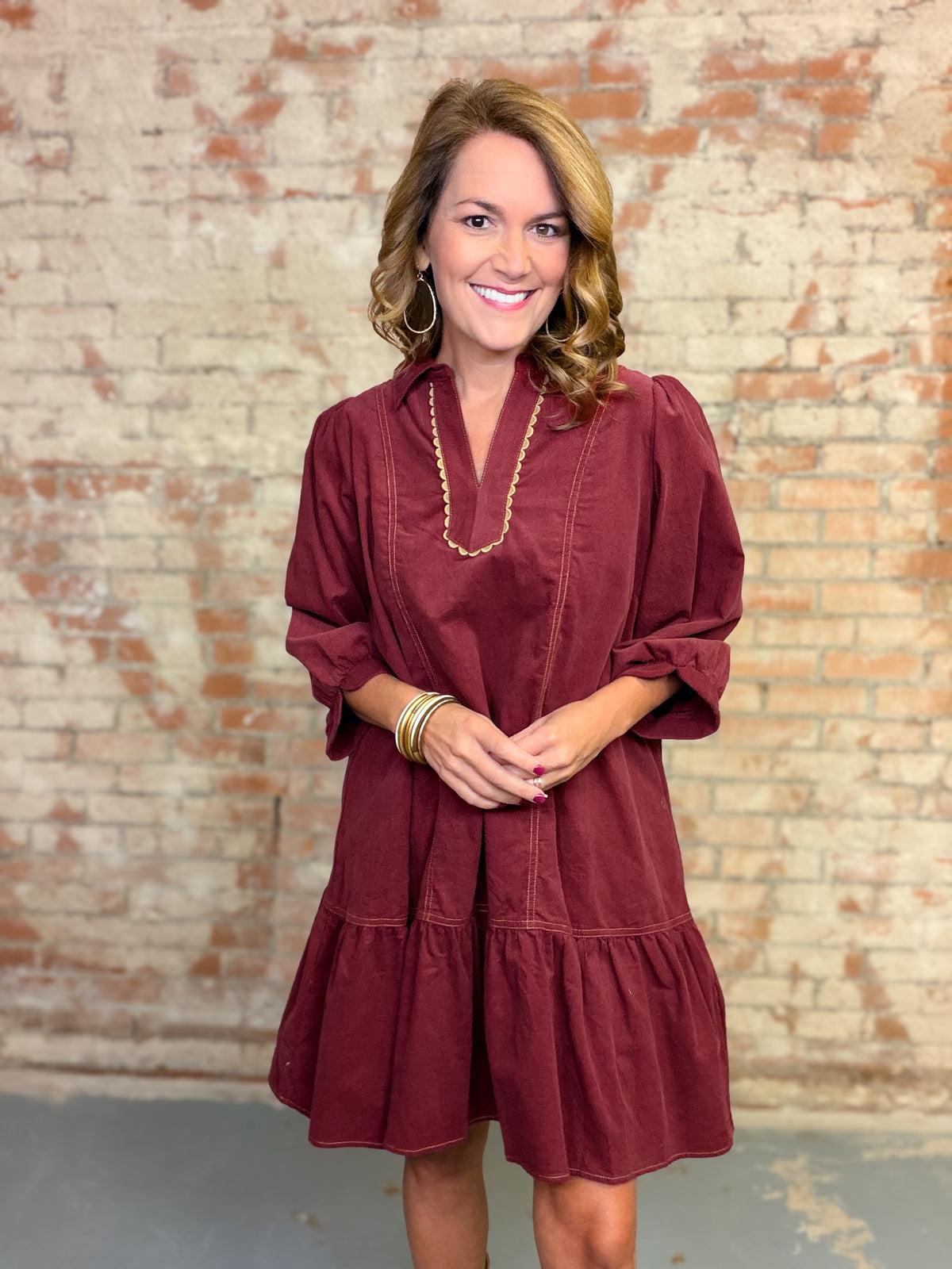 Brooklyn Corduroy Dress