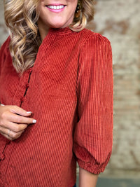 Marrion Corduroy Top