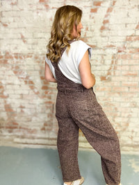 Thelma Leopard Overalls