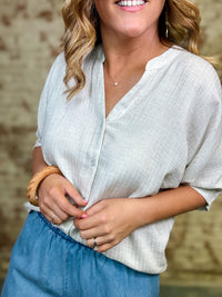Hunter Button Down Top