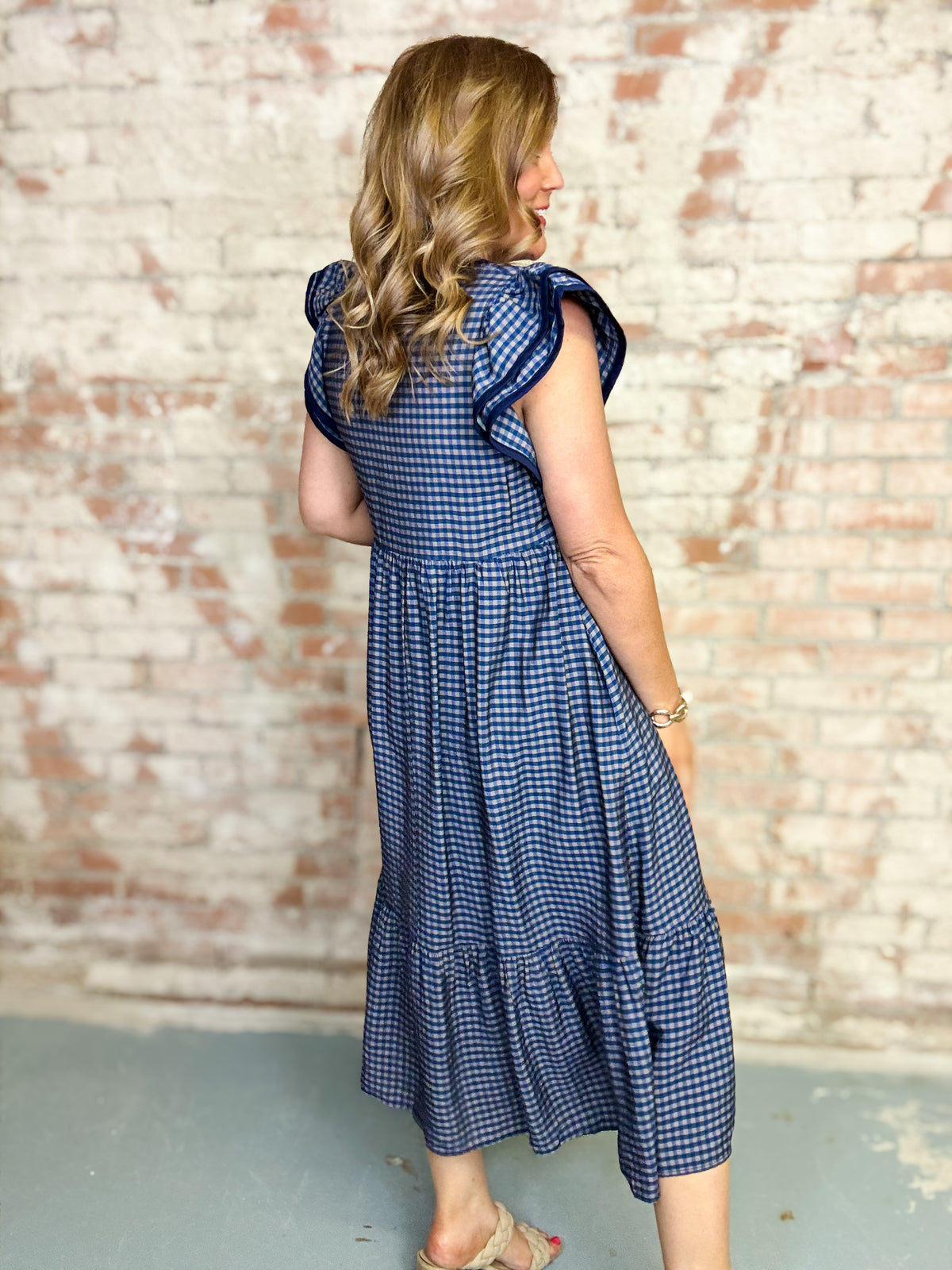 Julia Gingham Dress