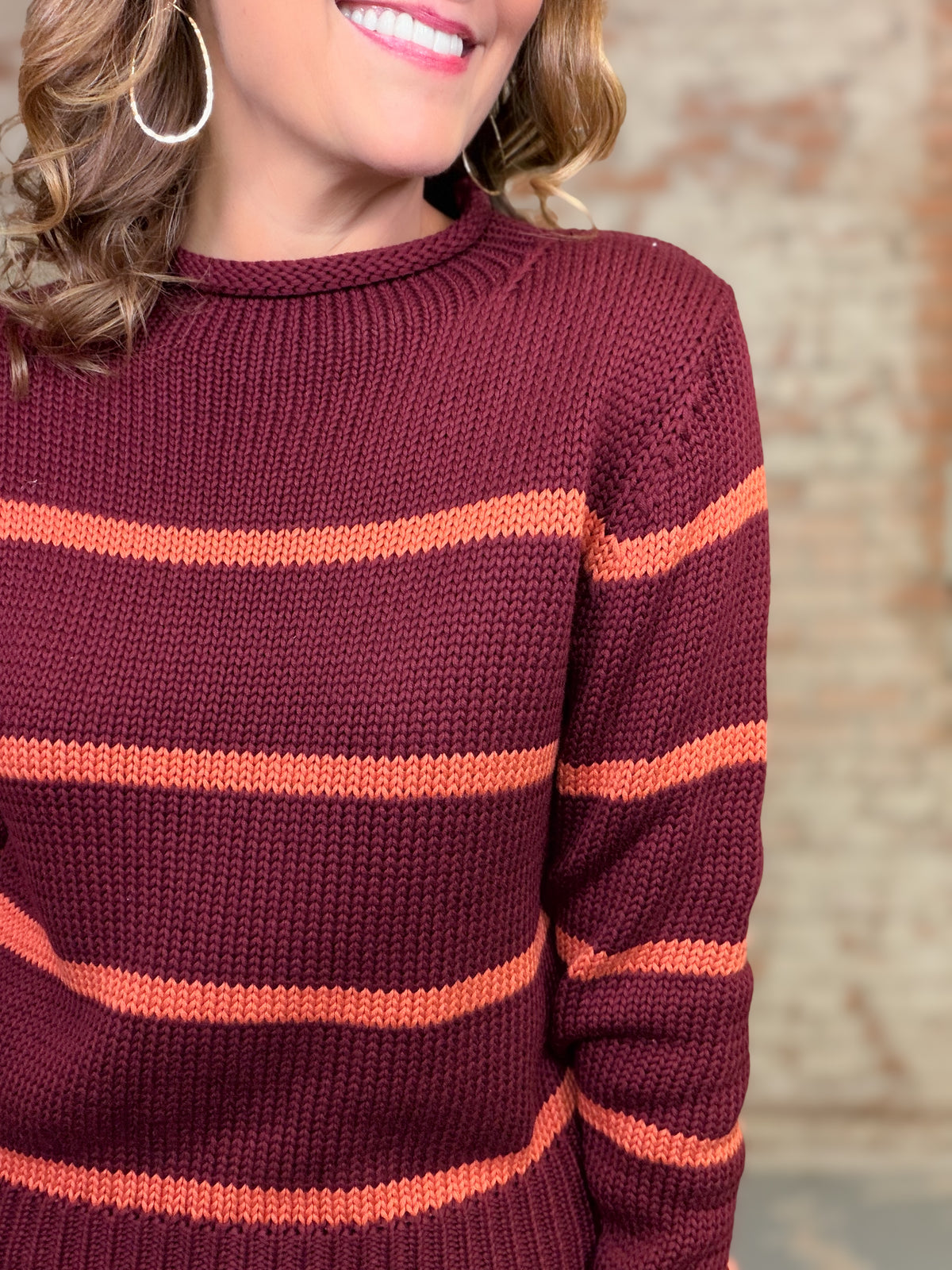 Neil Stripe Sweater Top