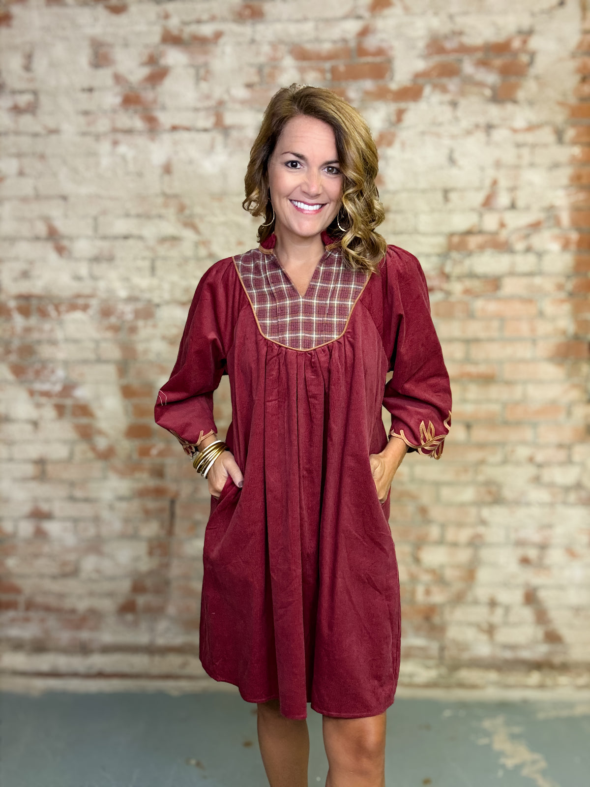 Larissa Corduroy Dress