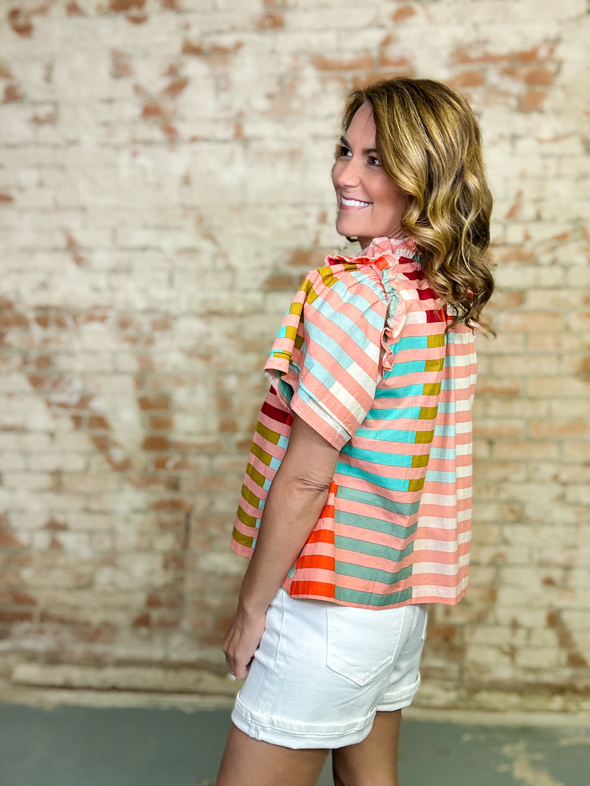 Jemma Stripe Top | Sunshine Tienda