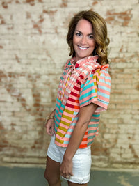 Jemma Stripe Top | Sunshine Tienda