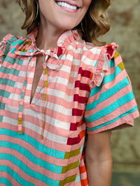Jemma Stripe Top | Sunshine Tienda