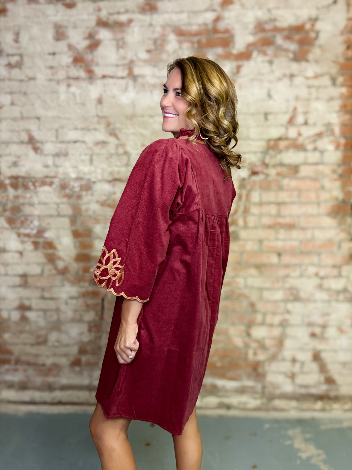 Larissa Corduroy Dress