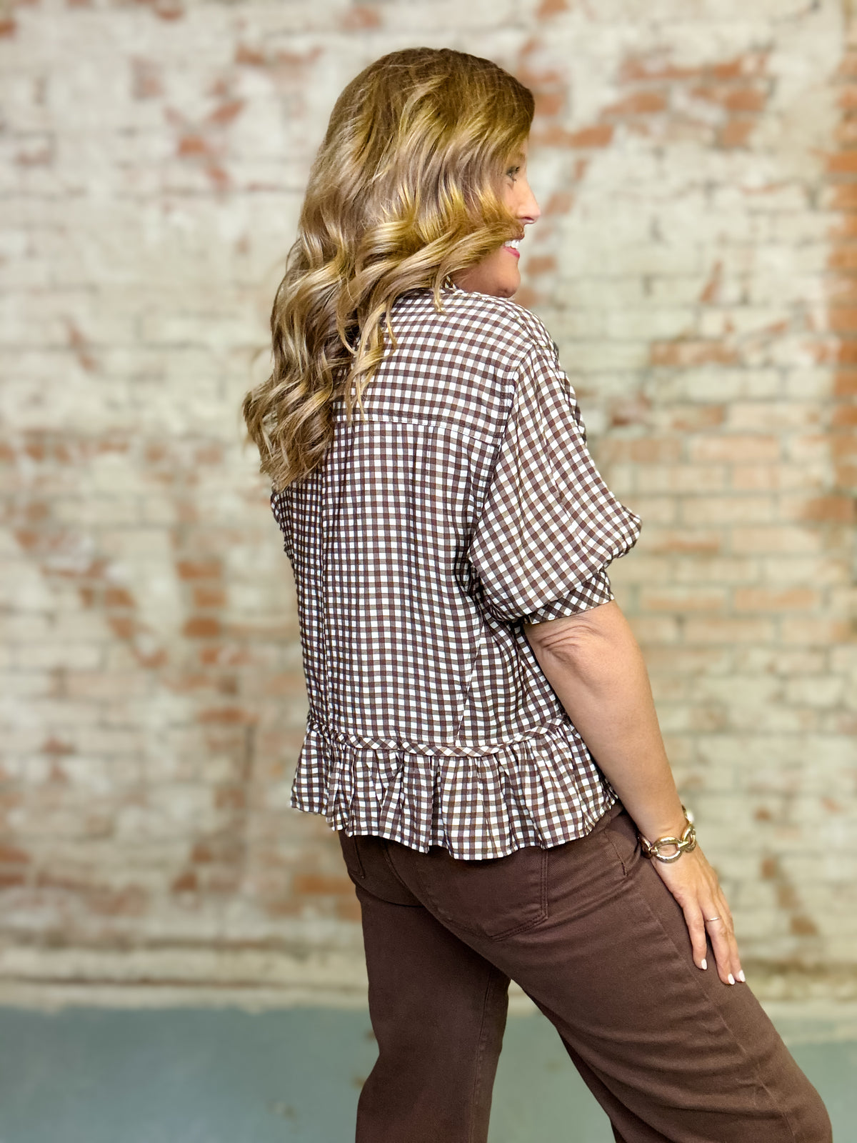 Brittney Peplum Top