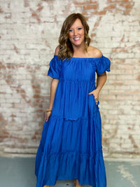 Journie Textured Midi Dress FINAL SALE