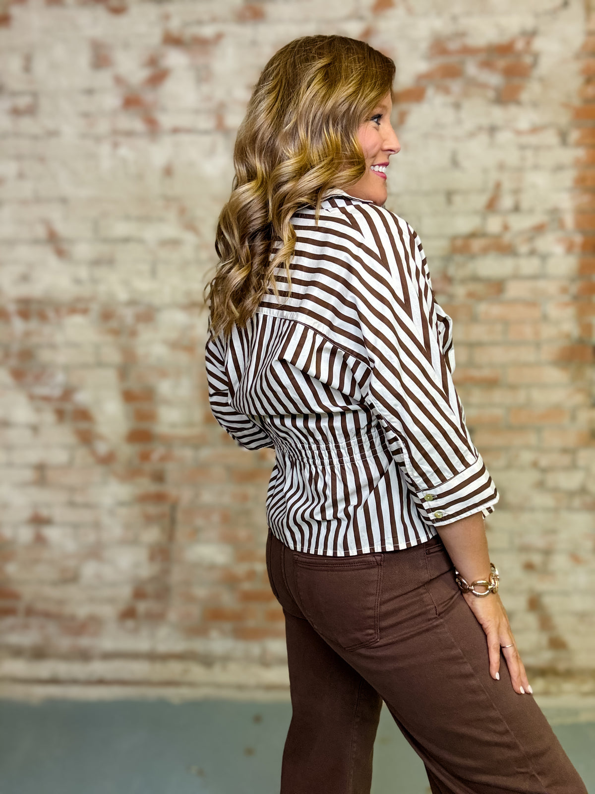 Melina Stripe Top