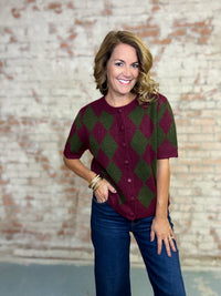 Janice Argyle Sweater Top