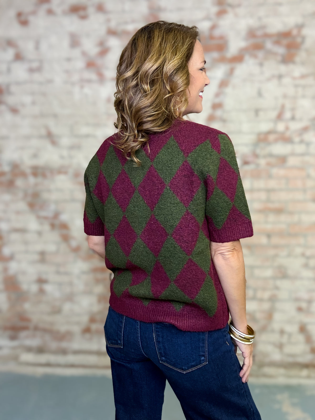 Janice Argyle Sweater Top