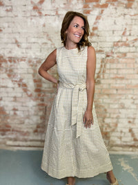 Wyatt Gingham Midi Dress
