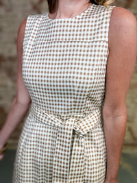 Wyatt Gingham Midi Dress