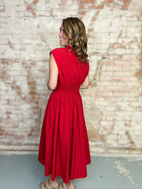 Cassandra Solid Zip Dress