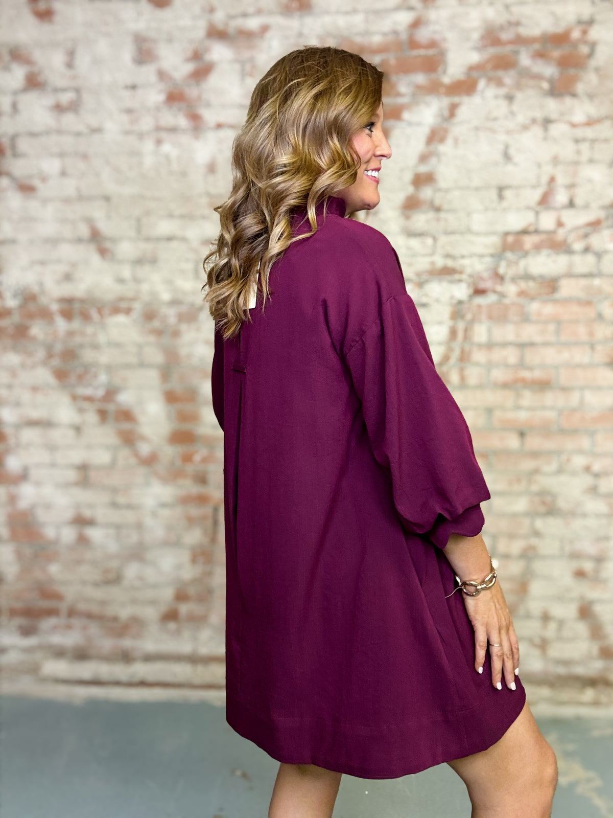 Lettie Solid Scallop Dress