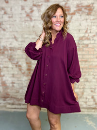 Lettie Solid Scallop Dress