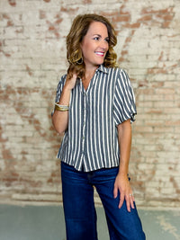 Simon Button Down Top