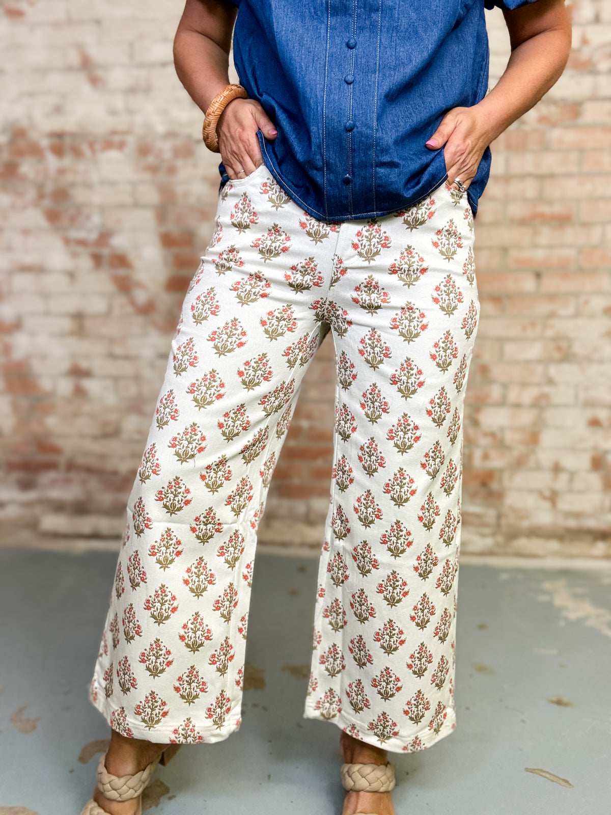 Leander Floral Pants