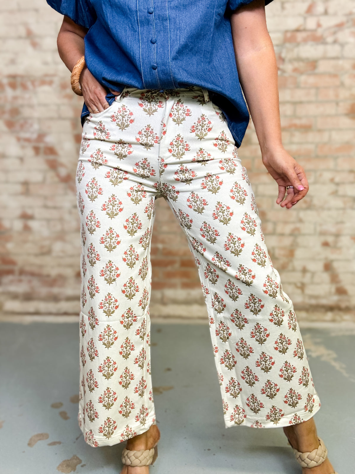 Leander Floral Pants