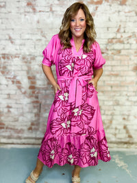 Melodee Floral Midi Dress