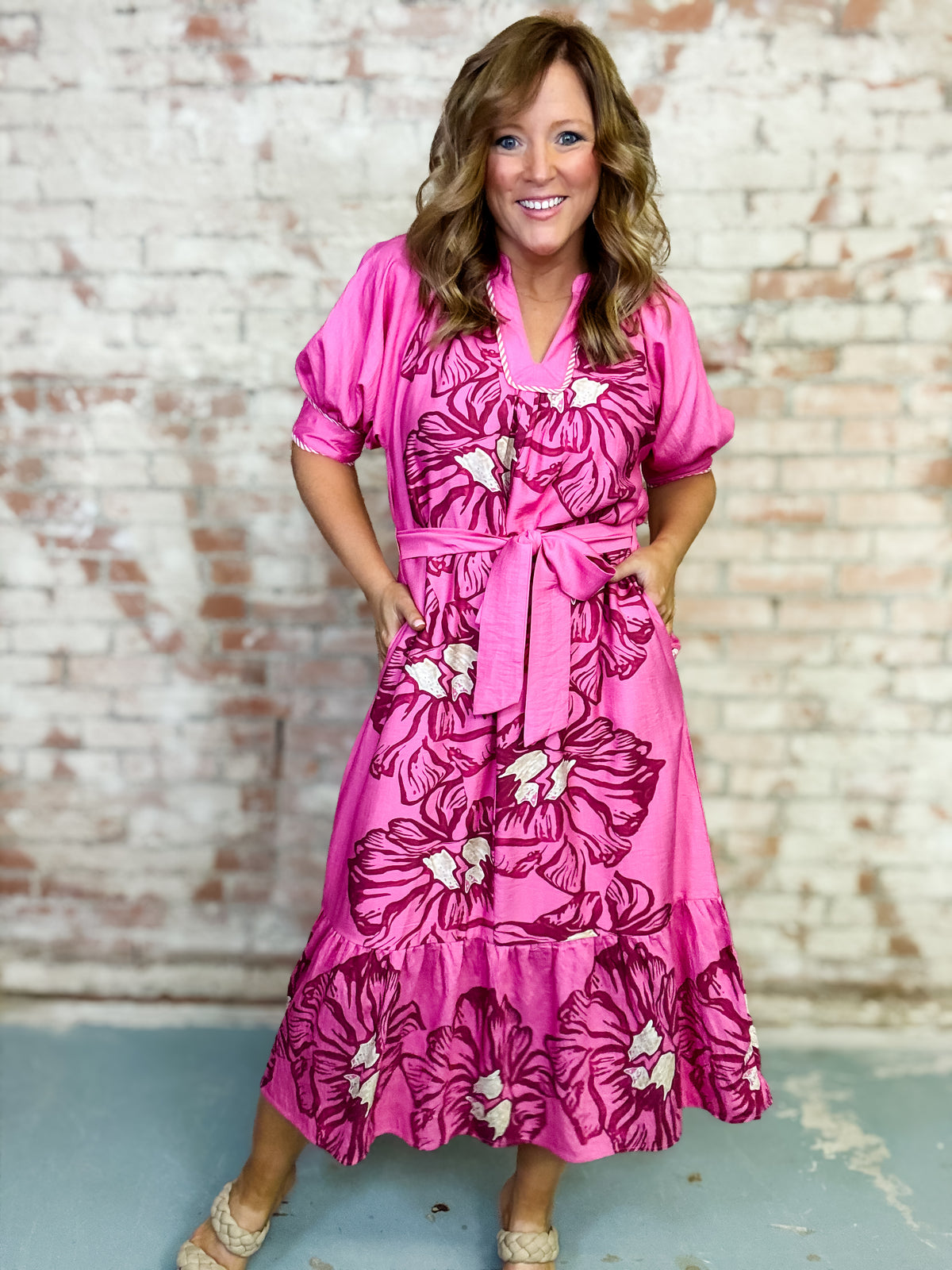 Melodee Floral Midi Dress
