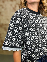 Harlee Jacquard Top