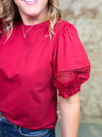 Marion Solid Puff Sleeve Top