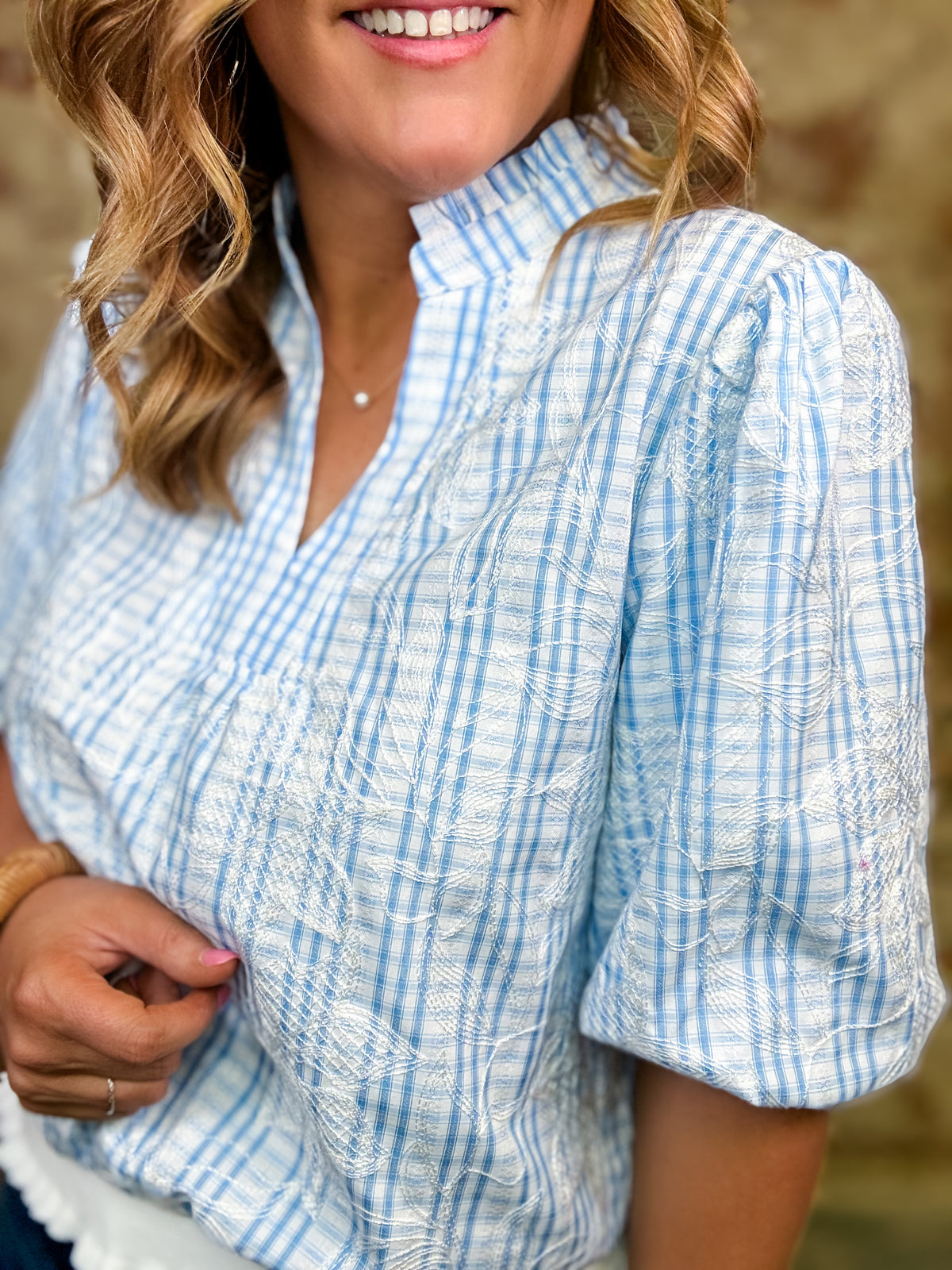 Fran Embroidered Top FINAL SALE