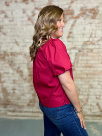 Wesley Embroidery Top