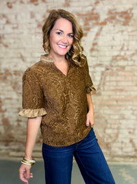 Harmony Jacquard Top