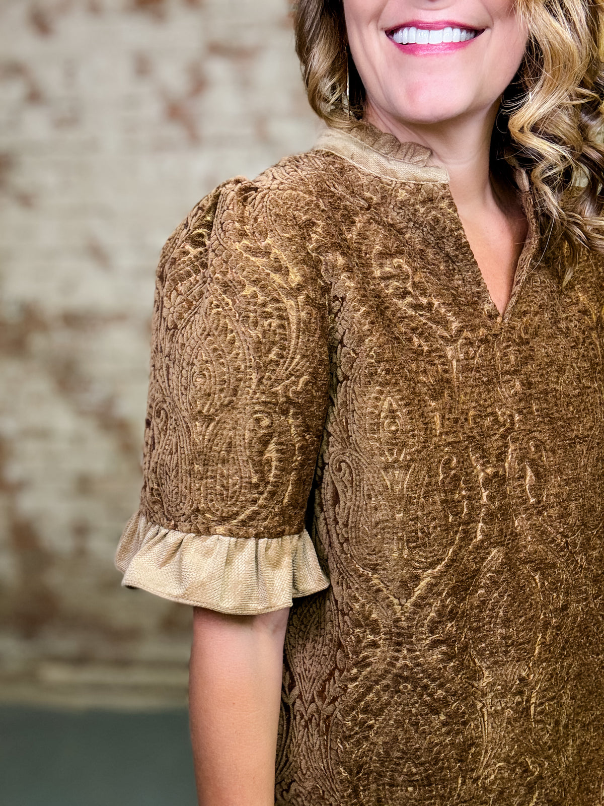 Harmony Jacquard Top