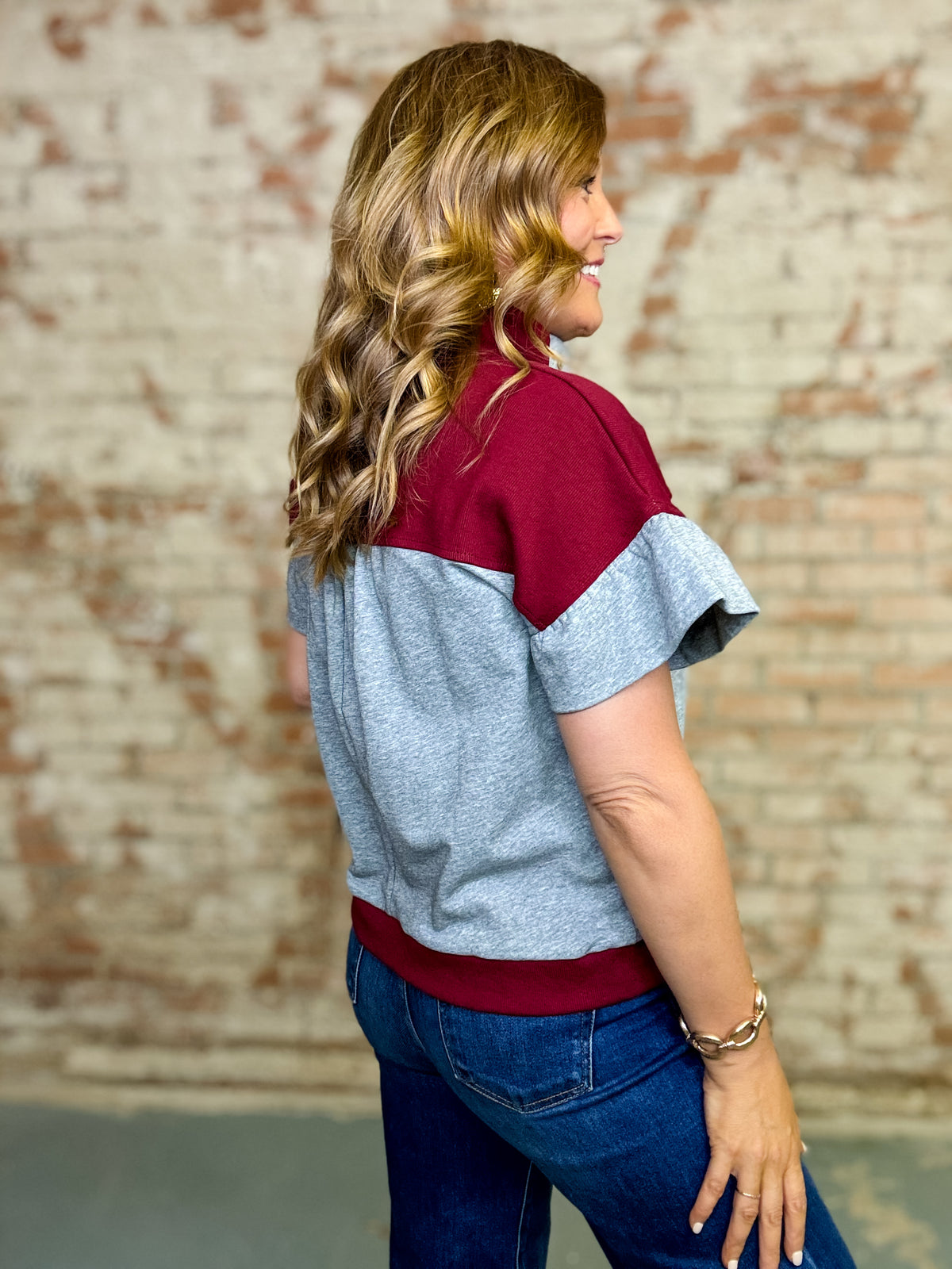 Arlet Colorblock Pullover Top