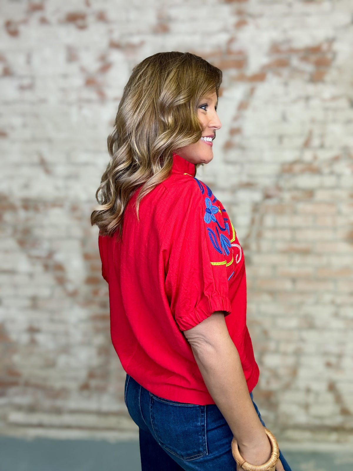 Jovie Embroidered Top