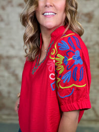 Jovie Embroidered Top